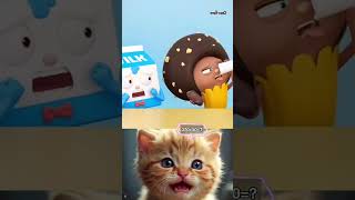 Milk is good ♥️🥛 trollcat3 short trollworld trollcat catvideos [upl. by Orodisi]