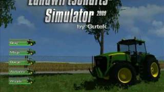 Landwirtschafts Simulator 2009  Menu mod by Gutek [upl. by Tarra495]