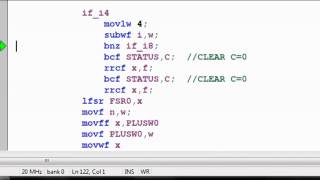 Moving Average FIR Filter Assembly Program on PIC Microcontroller [upl. by Ael]