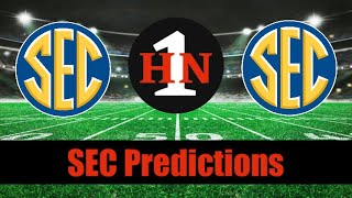 2024 SEC CFB Predictions [upl. by Notyad]