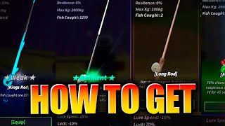 How To GET ALL RODS amp SHOWCASE In Fisch Roblox [upl. by Argyle]