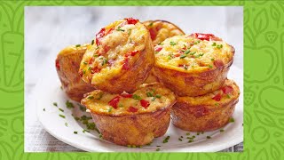 Snídaňové Vaječné muffiny recept – rychle zdravě a jednoduše [upl. by Sheelagh832]