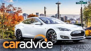 Tesla Model S P85 review  US Road Trip from Seattle to LA [upl. by Oneal]