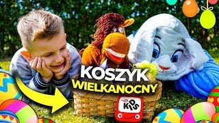 Koszyk Wielkanocny   Szukamy Jajek  królik [upl. by Nomzaj]