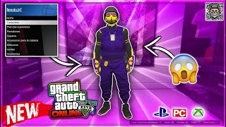 ✅NUEVO CONJUNTO MOD  JOGGERS MORADOS CON PLACA IAA MODDED OUTFIT GTA 5 ONLINE【PS4PS5XboxOnePc】 [upl. by Arela957]