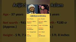 Arjit Singh Vs Atif Aslam arjitsingh atifaslam sadsong newsong bollywoodsongs facts songs [upl. by Maurilla603]