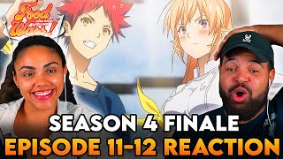 SOMA AND ERINA WIN  Food Wars Season 4 Episode 1112 Reaction [upl. by Catharina]