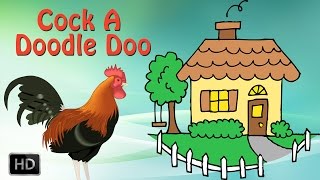 COCK A DOODLE DOO  NURSERY RHYMES  KIDS SONGS  BABY SONGS  POPULAR RHYMES FOR CHILDREN [upl. by Tyler]