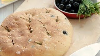 Focaccia con aceitunas Ybarra [upl. by Hasila]