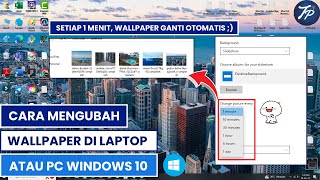 Cara Mengubah Wallpaper Di Laptop Atau PC Windows 10  Ganti Wallpaper Di Windows 10 [upl. by Amalle627]