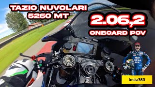 What a track Tazio Nuvolari 5260  2062  Yamaha R1 Wsbk amp Insta360 Go3 Pov onboard [upl. by Eberhart]