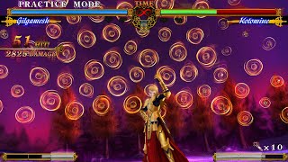 FateUC PSP Gilgameshs Advanced Enkidu  Gate of Babylon Combos [upl. by Kipper]