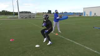 Christian Wade NFL training Part Two [upl. by Omoj590]