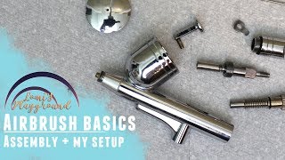 Airbrush basics Master G233 airbrush cleaning and assembly plus my setup [upl. by Aitnis586]