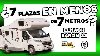 VOYenVAN  AUTOCARAVANA CAPUCHINA nueva ELNAGH BARON 22 7 PLAZAS 2024 [upl. by Crawford]