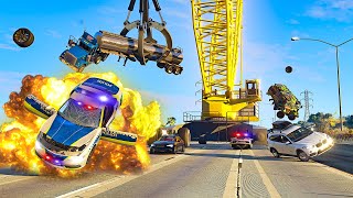 CLAW OF CARNAGE  Extreme BeamNGDrive Car Chase [upl. by Clyde]