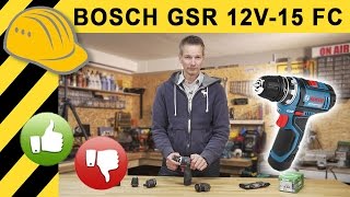 BESTER 12V AKKUSCHRAUBER von BOSCH GSR 12V15 FC FLEXICLICK TEST amp Vergleich mit dem GSR 108V EC [upl. by Marquita]