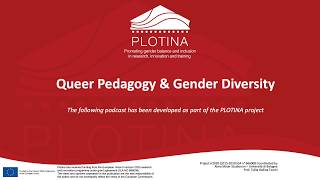 PLOTINA Module Queer pedagogy and gender diversity [upl. by Mandeville]