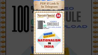 Nationalisms in India class 10 social science handwritten notes shorts ytshorts [upl. by Einolem]