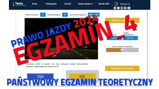 ✅❌Cały egzamin na prawo jazdy 2024 ❌✅ część 42024 kategoria B [upl. by Kerekes561]