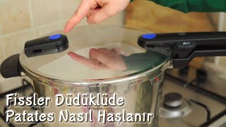 Fissler Düdüklüde Patates Haşlama  Fissler Düdüklü Tencere Kullanımı [upl. by Yadrahc]