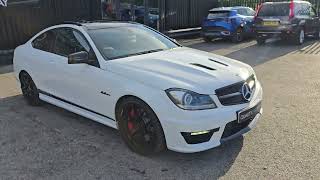 Mercedes C63 507 Edition in Polar White Walk Around [upl. by Winther]