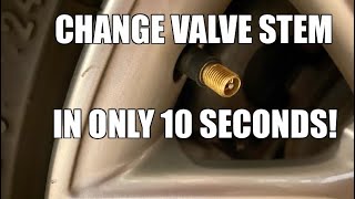 Replace Leaking Tire Valve WITHOUT Removing Tire  AME 51025 QUICK VALVE CHANGE TOOL [upl. by Kevin]