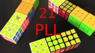 21 Algoritmos de PLL  Tutorial Fridrich completo  Algoritmos Pro XD [upl. by Strain]