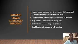 33 21 Oct Phase contrast MRI [upl. by Follansbee]