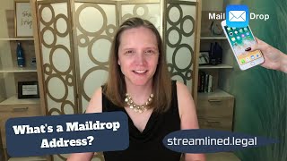 Whats a Maildrop Address streamlinedlegal [upl. by Yvad]