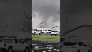 Person Captures Massive Tornado in Mt Vernon Indiana  1513816 [upl. by Elfrieda236]