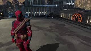 Batman Arkham Origins Deadpool Mod Playtest [upl. by Winn]