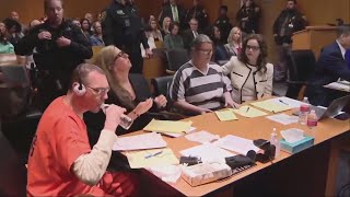 Michigan school shooter’s parents sentenced to at least 10 years in prison [upl. by Egni972]