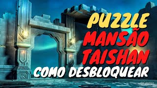 MANSÃO TAISHAN COMO DESBLOQUEAR PUZZLE  GENSHIN IMPACT [upl. by Aehsila]