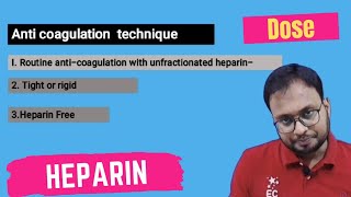 Heparin dose or Anticoagulation calculation and techniques [upl. by Lian105]