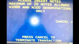 How to deposit money into a GTBank ATM in Nigeria [upl. by Nytsirt147]