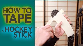 How To Tape a Hockey Stick Full Toe [upl. by Aurelia]