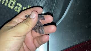 Una forma facil de quitar el vinil microperforado en el cristal tu auto [upl. by Lamraj]