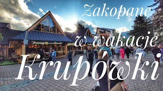 Zakopane w Wakacje ul Krupówki sierpień 2024 [upl. by Priscella]