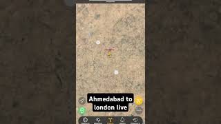 Ahmedabad to London live flightradar24 [upl. by Lehcear]