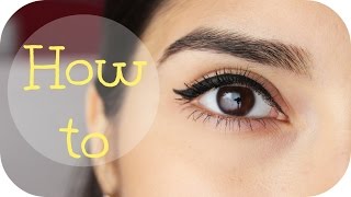 5 EYELINER Varianten für Anfänger  Sanny Kaur [upl. by Ttiwed]