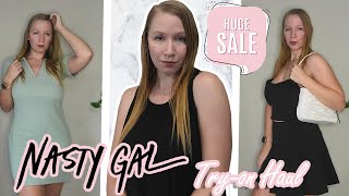 NASTY GAL TRY ON HAUL  Huge Summer Sale [upl. by Prudie]