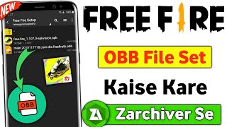 Free Fire Ki OBB File Kaise Set Kare Zarchiver  How To Set OBB File Of Free Fire  FF OBB Set [upl. by Laurinda854]