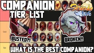 Shindo Life Companion Tier List [upl. by Oramlub593]