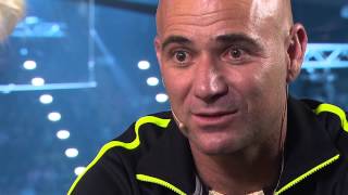 Talk with Stefanie Graf amp André Agassi [upl. by Ticknor]