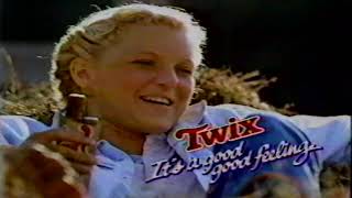 Twix Feel The Good Good Feeling TV Commercial December 1985 [upl. by Derrej956]