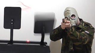 Shell ejecting rubber band gun — Morse carbine [upl. by Airotna]