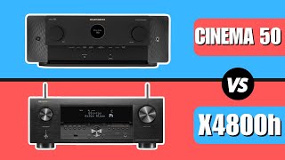 Marantz Cinema 50 vs Denon x4800h  Which One Is Better [upl. by Ericka382]