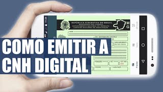 COMO FAZER CNH DIGITAL PASSO A PASSO COMO BAIXAR CNH DIGITAL  CARTEIRA DE HABILITAÇÃO [upl. by Sardse]