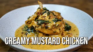 Creamy Mustard Chicken  The Tastiest Recipe [upl. by Ajaj]